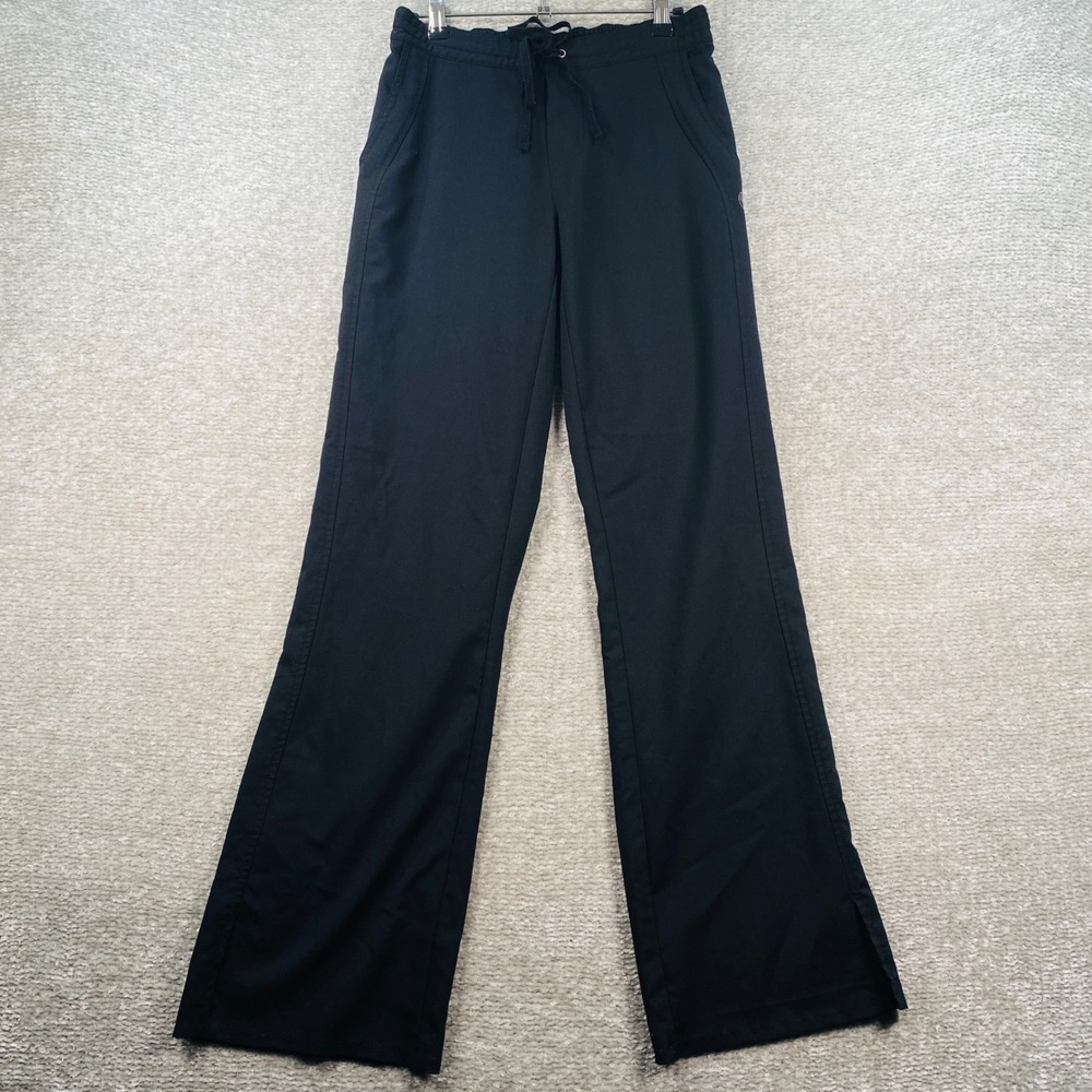 Healing Hands Purple Label Black Scrub Pants Yoga Waist Small 31 Inseam